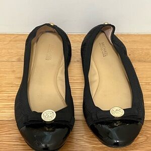 Michael Kors Black Patent Loafers